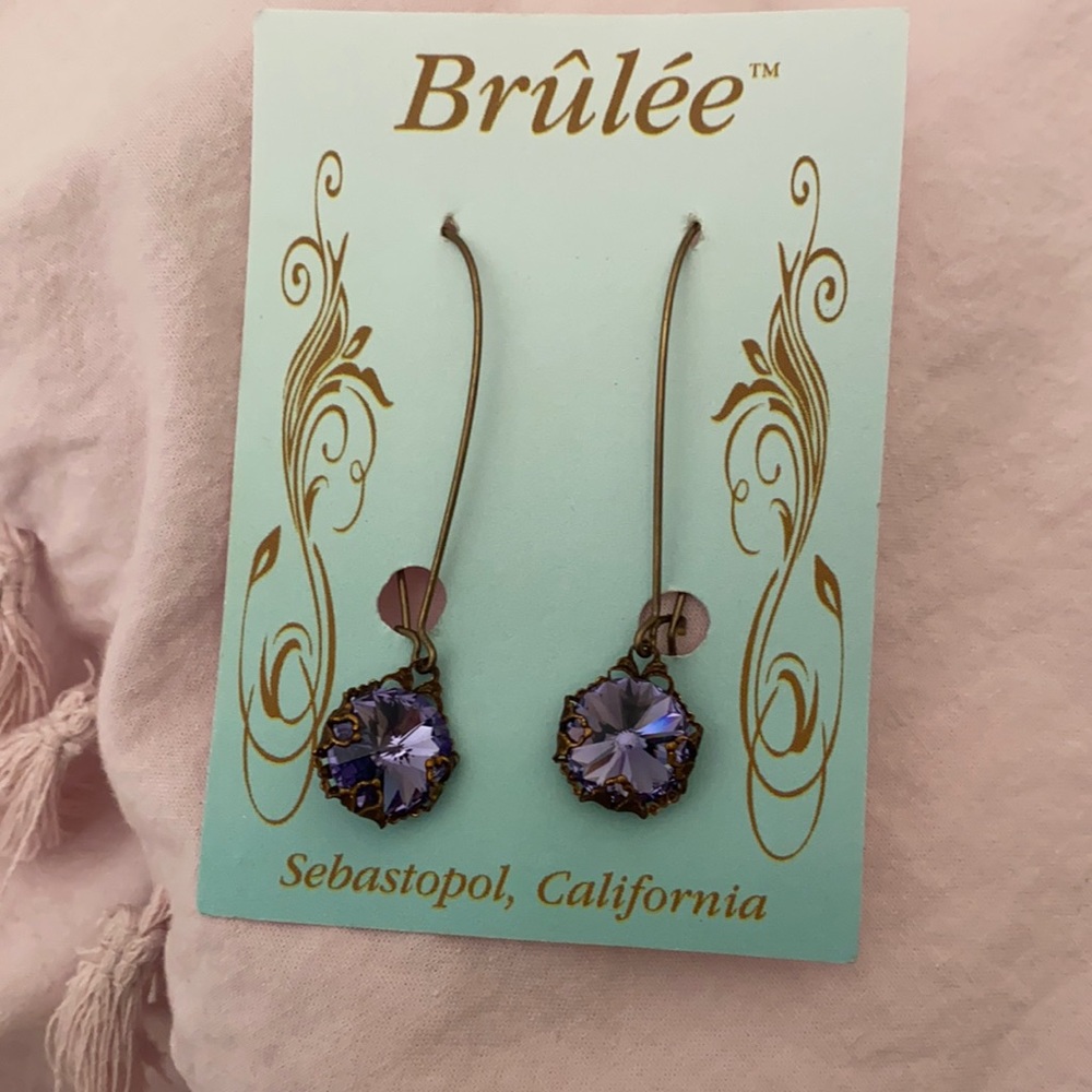 Maria Stashak Swarovski crystal earrings